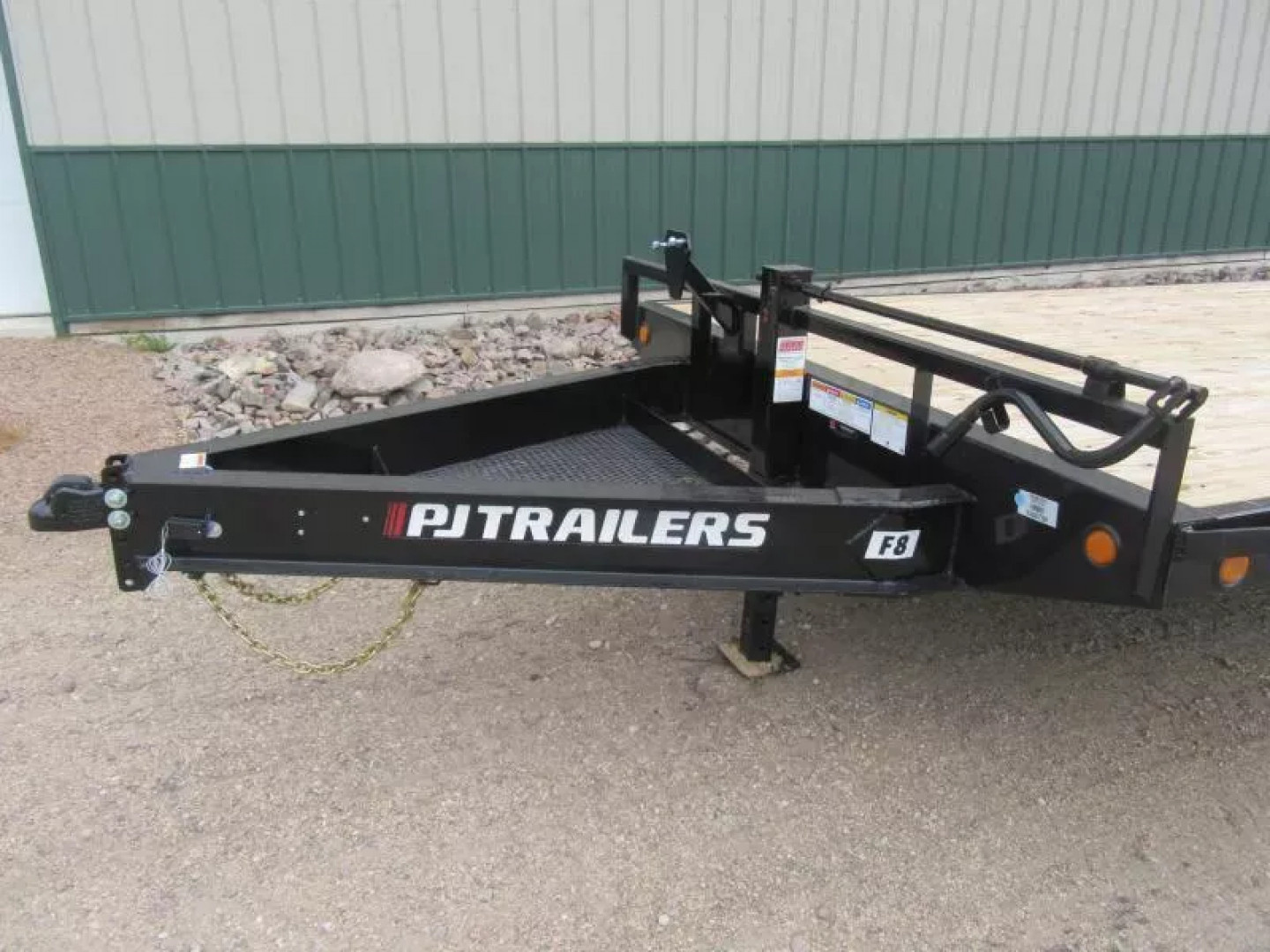 New 2026 24' x 8" 14k PJ I-beam Deckover Trailer