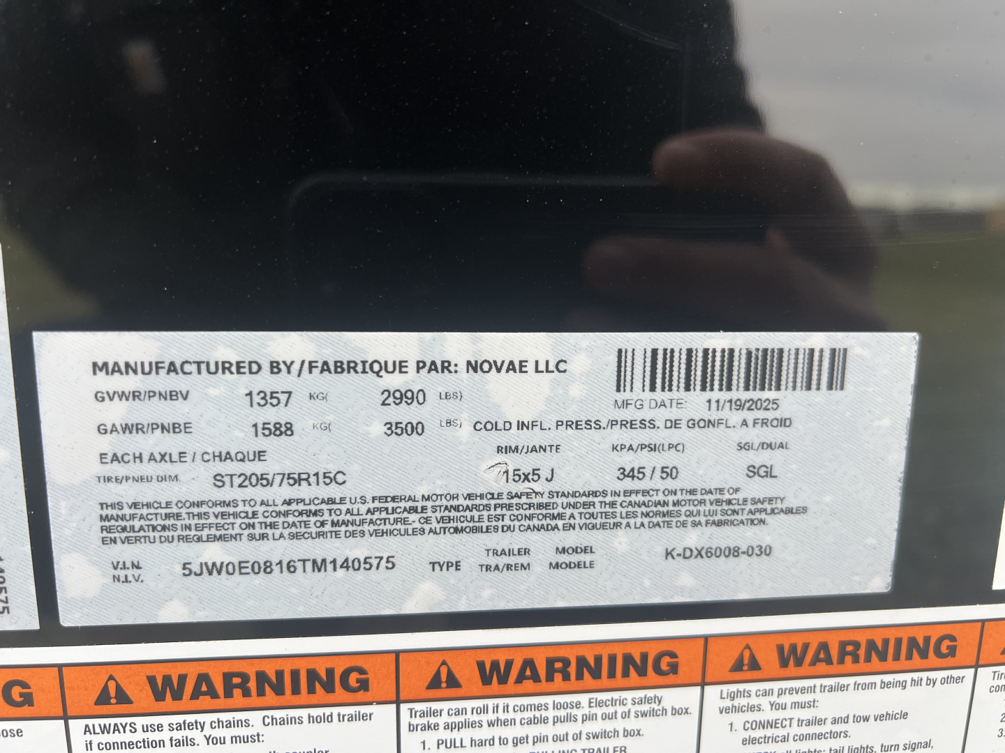 New 2026 Look Trailers 5X8 3K Ramp Door w/Side Door Cargo / Enclosed Trailer