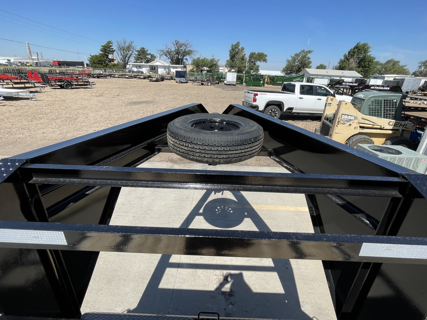 New 2026 PJ Trailers 25' x 102" 7000LB Axles Flatbed Trailer