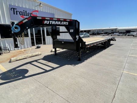 New 2026 PJ Trailers 25' x 102" 7000LB Axles Flatbed Trailer