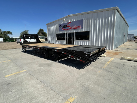 New 2026 PJ Trailers 25' x 102" 7000LB Axles Flatbed Trailer