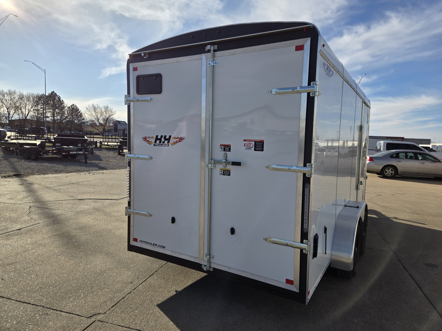 New 2026 H&H Trailers 7x16 HH Series Round Top V-Nose 10K Cargo / Enclosed Trailer