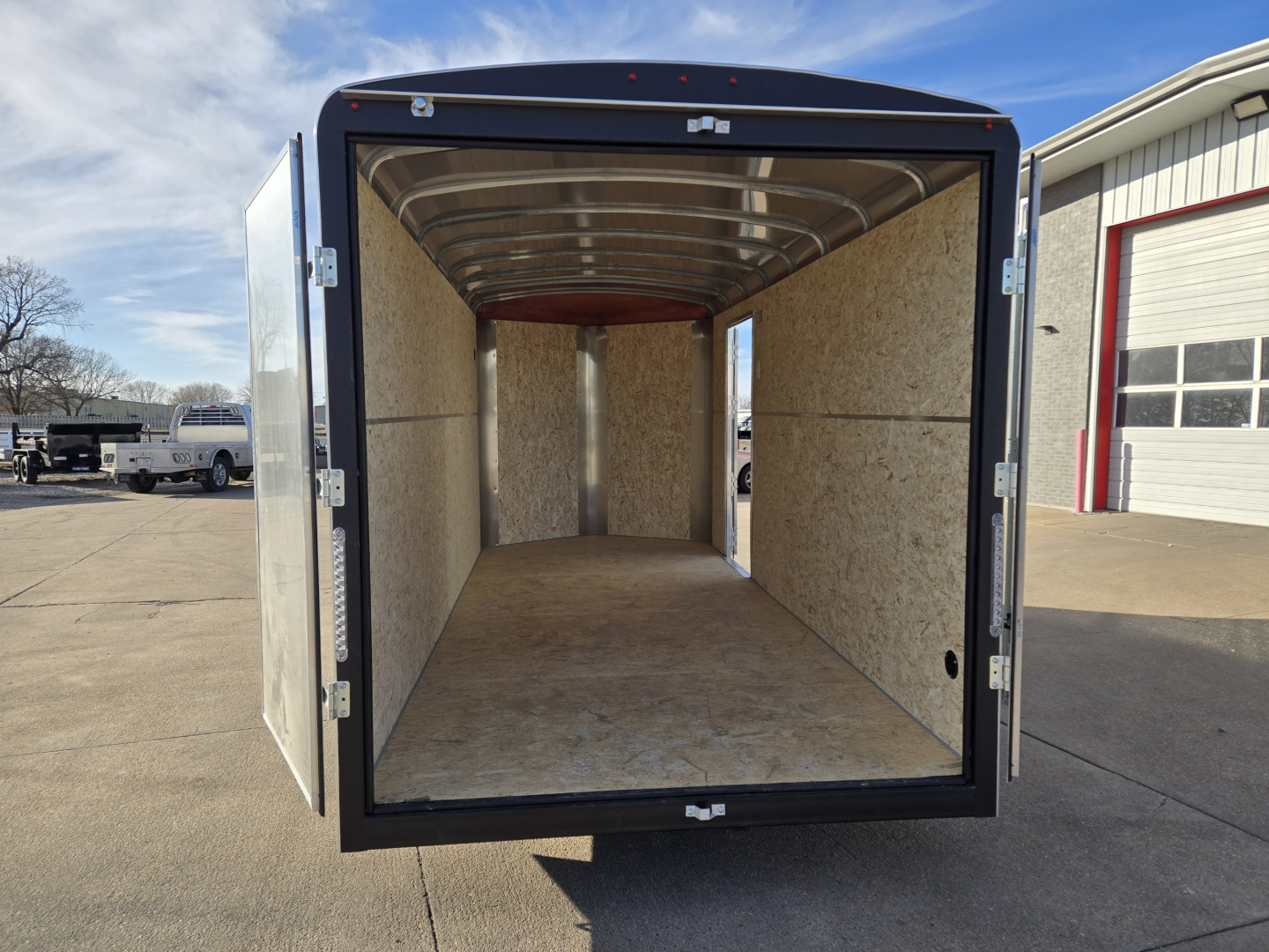 New 2026 H&H Trailers 7x16 HH Series Round Top V-Nose 10K Cargo / Enclosed Trailer