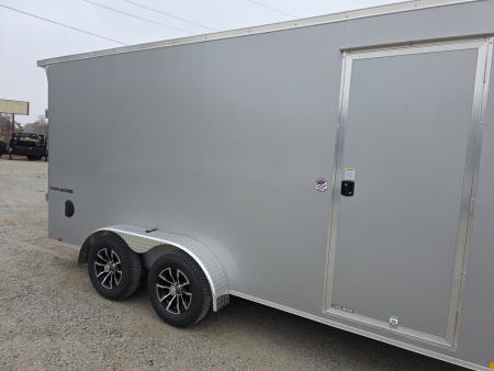 New 2026 Formula Trailers 7x16 7' 080 SCREWLESS DRINGS ALUM WHEELS SXS UTV GOLFCART Cargo / Enclosed Trailer