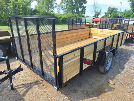 New 2026 AMO 76x14 High Woodside Utility Trailer