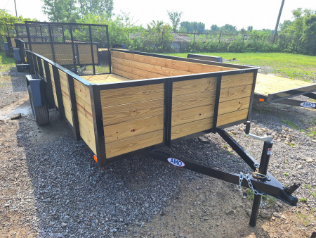 New 2026 AMO 76x14 High Woodside Utility Trailer