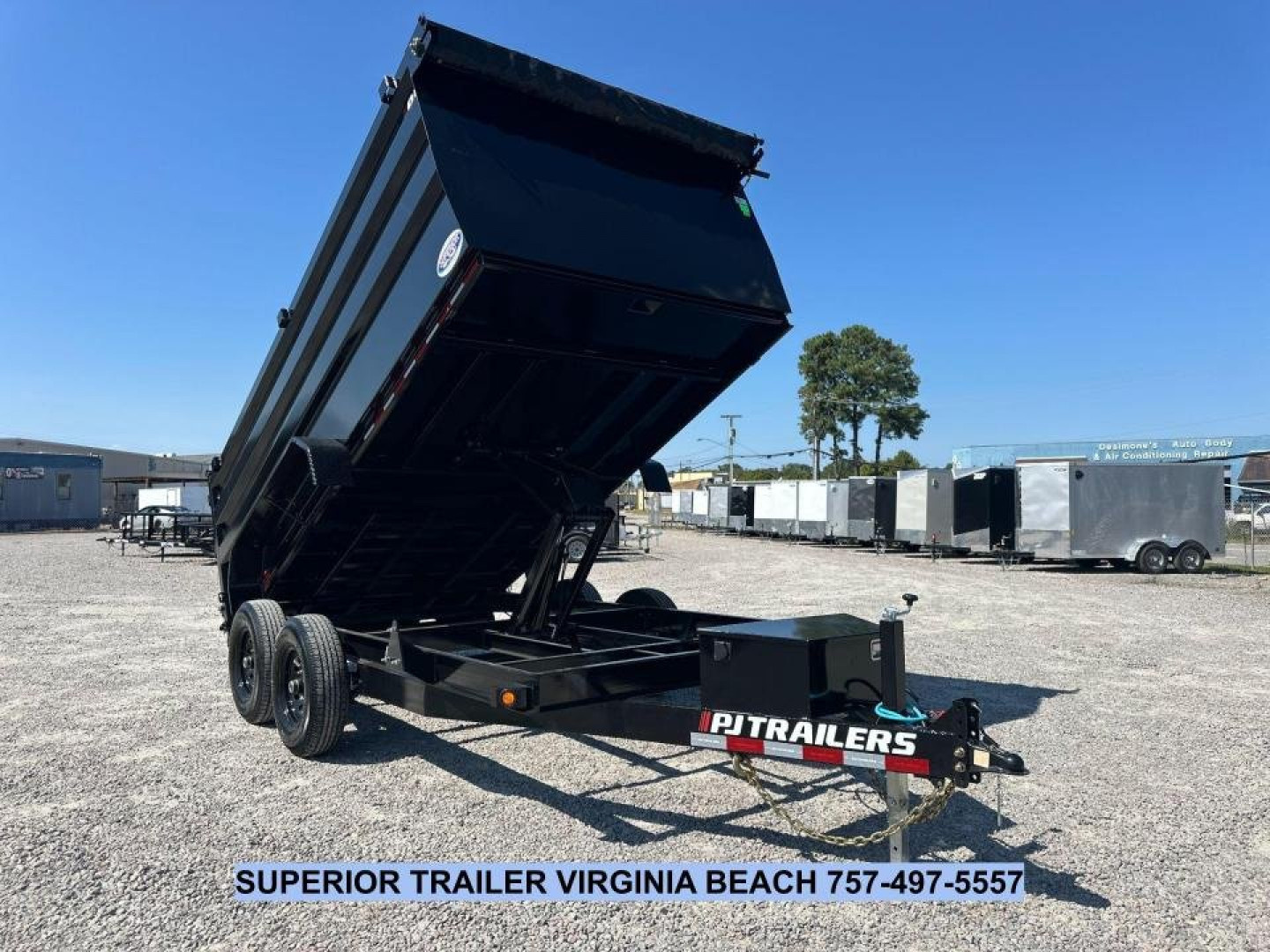 New 2026 PJ Trailers D7 7x14 Dump 14K Dump Trailer w/ 4ft Sides