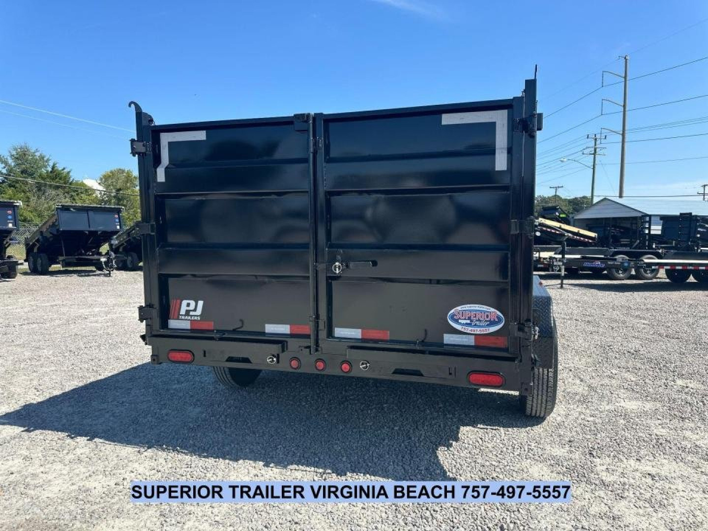 New 2026 PJ Trailers D7 7x14 Dump 14K Dump Trailer w/ 4ft Sides