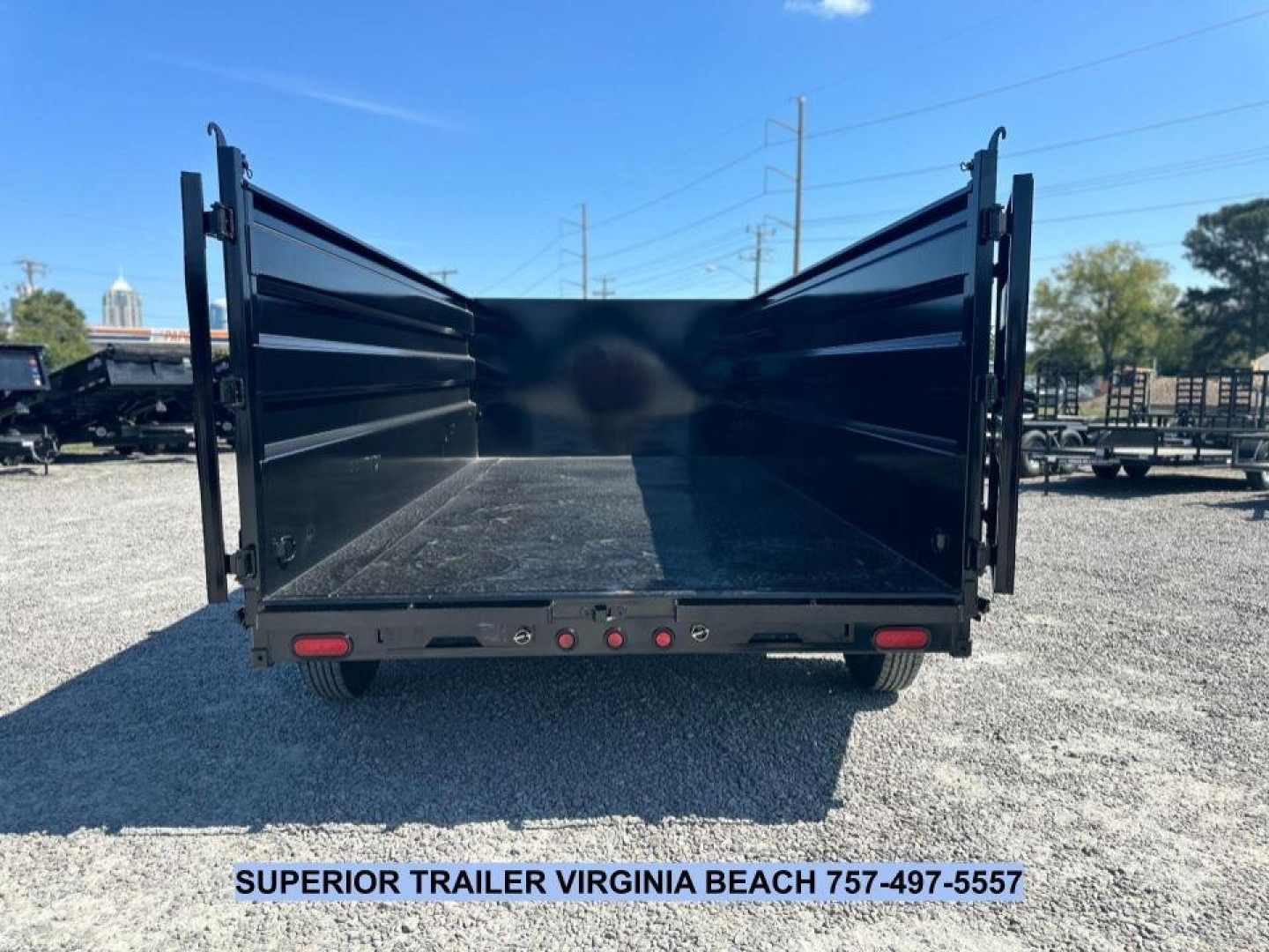 New 2026 PJ Trailers D7 7x14 Dump 14K Dump Trailer w/ 4ft Sides
