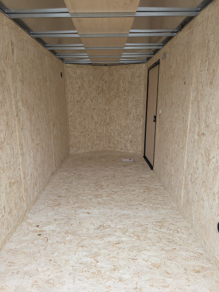 New 2026 Formula Trailers 6x12 6'6 INSIDE ramp door BLACKOUT 080 EXTERIOR ALUMINUM WHEELS Cargo / Enclosed Trailer