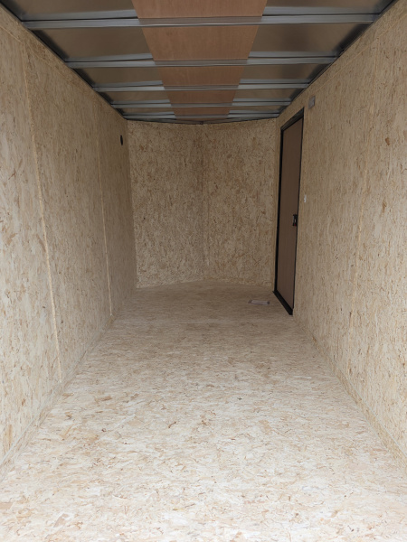 New 2026 Formula Trailers 6x12 6'6 INSIDE ramp door BLACKOUT 080 EXTERIOR ALUMINUM WHEELS Cargo / Enclosed Trailer