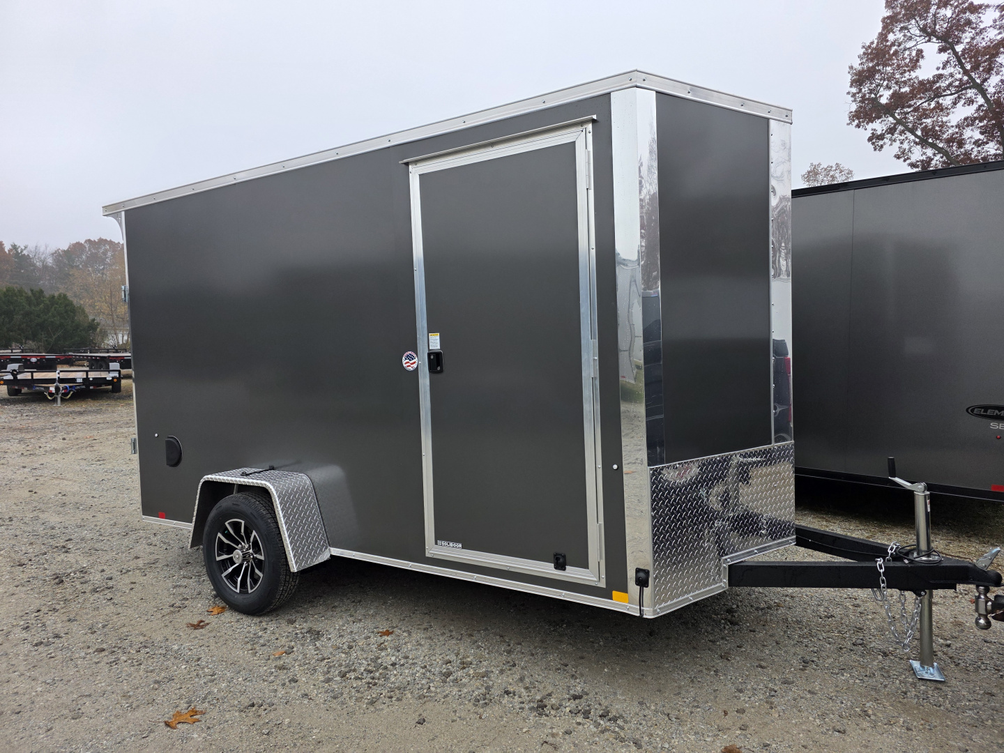 New 2026 Formula Trailers 6x12 6'6 INSIDE080 SCREWLESS EXTERIOR ramp door ALUMINUM WHEELS Cargo / Enclosed Trailer