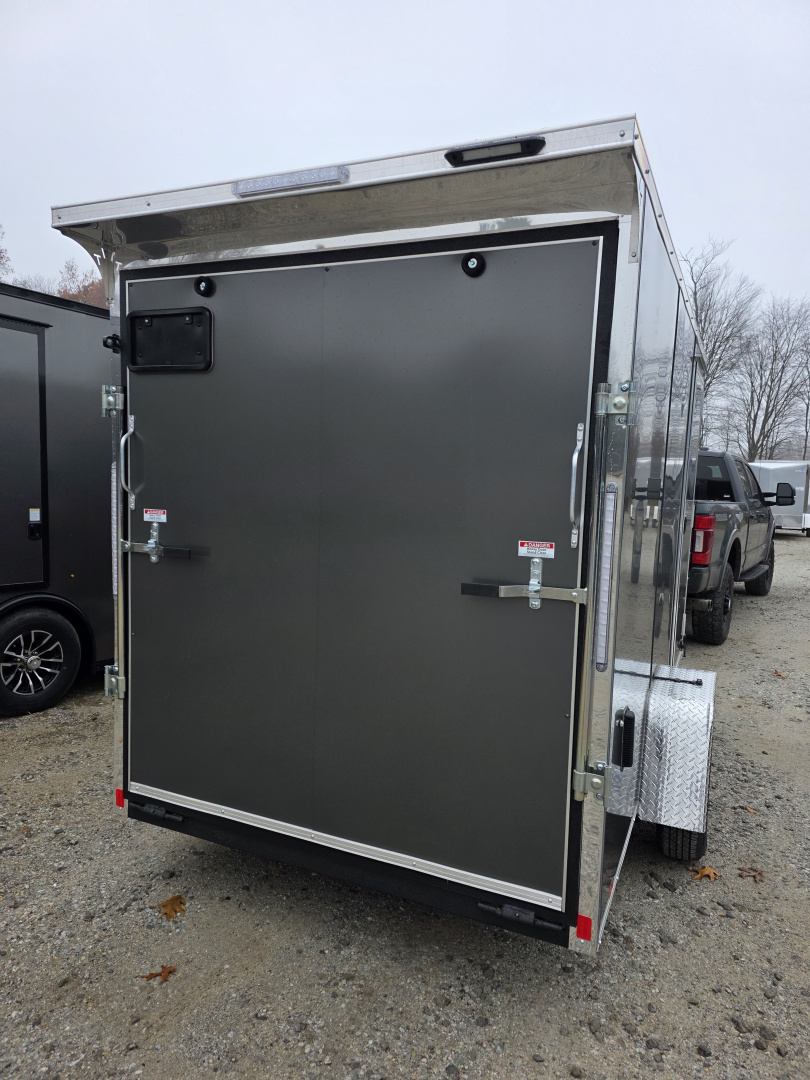 New 2026 Formula Trailers 6x12 6'6 INSIDE080 SCREWLESS EXTERIOR ramp door ALUMINUM WHEELS Cargo / Enclosed Trailer