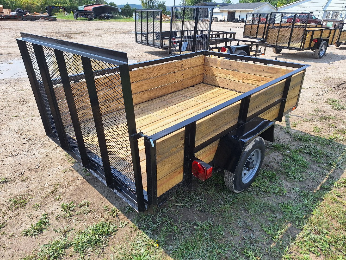 New 2026 AMO 5x8 Light Duty 2K High Side Utility Trailer W/ Led Lights