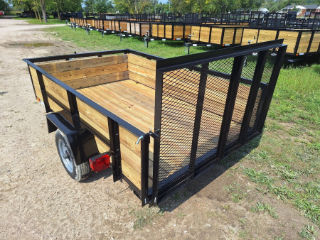 New 2026 AMO 5x8 Light Duty 2K High Side Utility Trailer W/ Led Lights