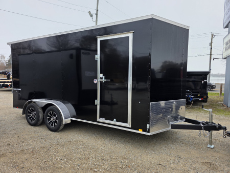 New 2026 Formula Trailers 7x16 7' 030 SEMI SCREWLESS DRINGS ALUM WHEELS SXS UTV GOLFCART Cargo / Enclosed Trailer