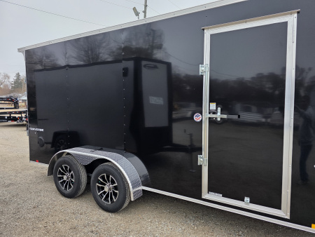 New 2026 Formula Trailers 7x16 7' 030 SEMI SCREWLESS DRINGS ALUM WHEELS SXS UTV GOLFCART Cargo / Enclosed Trailer