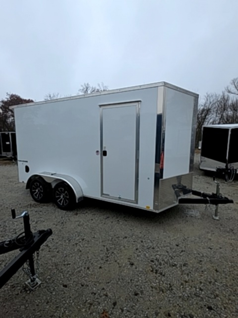 New 2026 Formula Trailers 7X14 SCREWLESS ENCLOSED CARGO TRAILER 7' INSIDE HEIGHT DRINGS RAMP DOOR Cargo