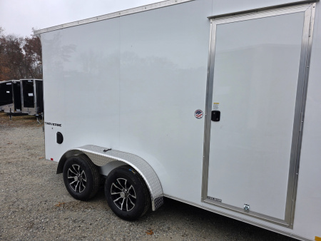 New 2026 Formula Trailers 7X14 SCREWLESS ENCLOSED CARGO TRAILER 7' INSIDE HEIGHT DRINGS RAMP DOOR Cargo