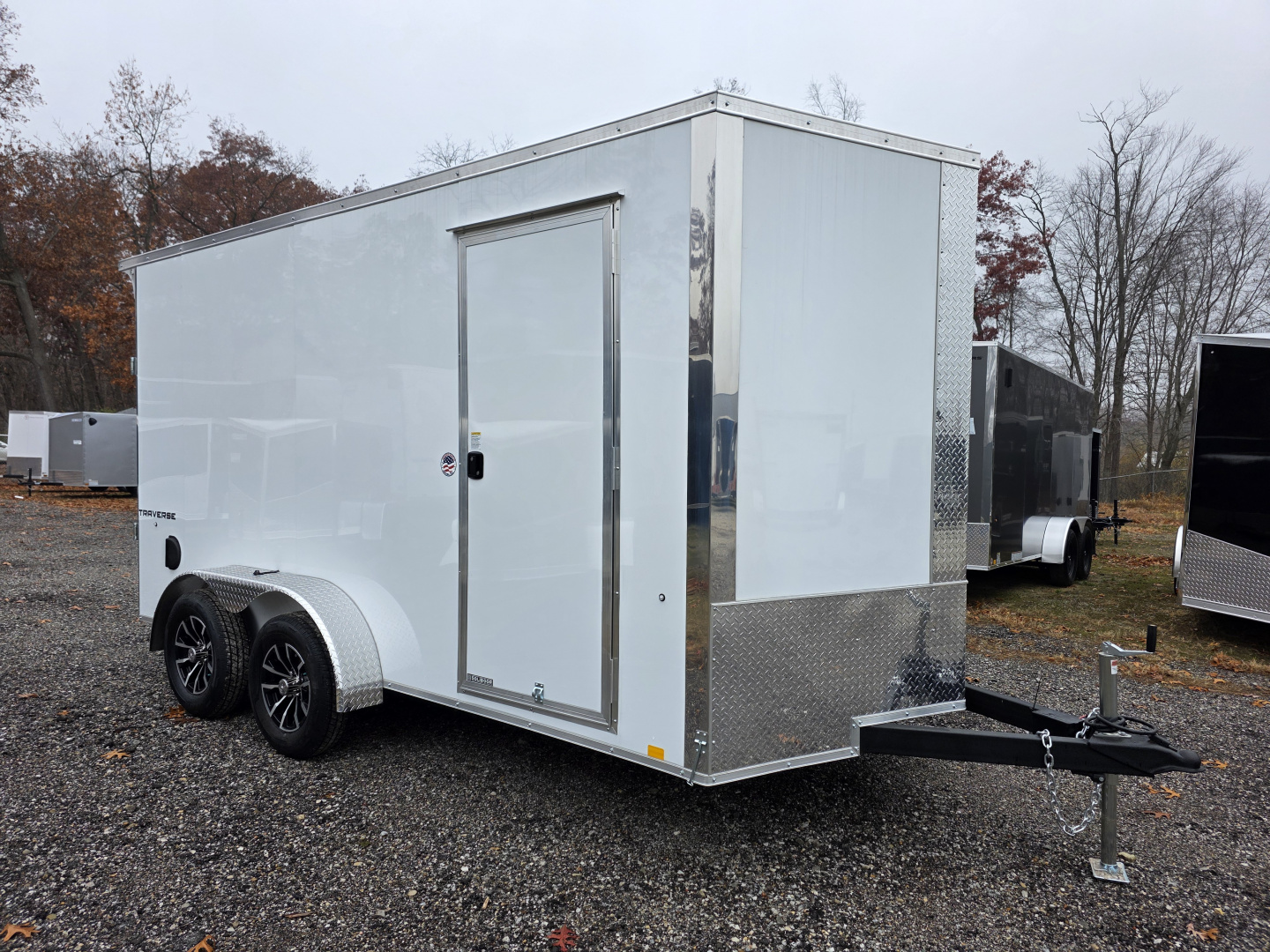 New 2026 Formula Trailers 7X14 SCREWLESS ENCLOSED CARGO TRAILER 7' INSIDE HEIGHT DRINGS RAMP DOOR Cargo