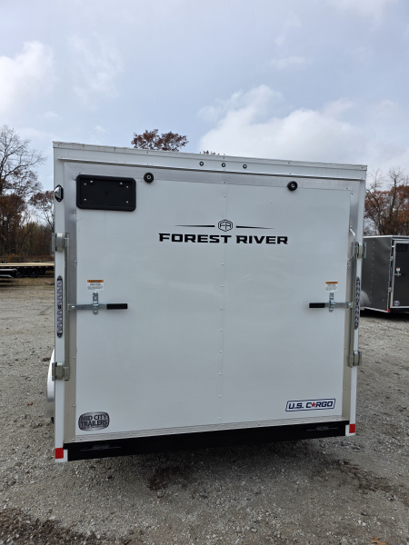 New 2026 US Cargo 7X14 TANDEM AXLE 6' TALL RAMP DOOR Cargo / Enclosed Trailer