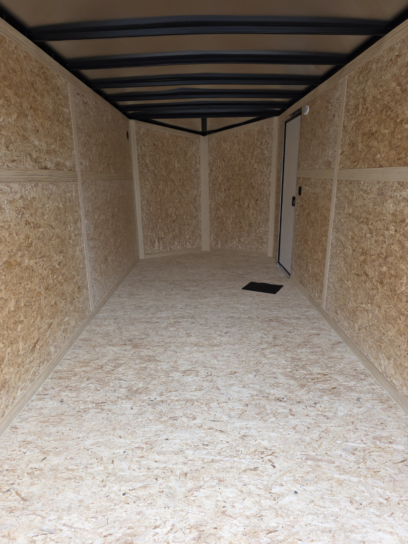 New 2026 US Cargo 7X16 TANDEM AXLE 6'6 TALL RAMP DOOR 080 POLYCORE SCREWLESS BLACKOUT Cargo / Enclosed Trailer