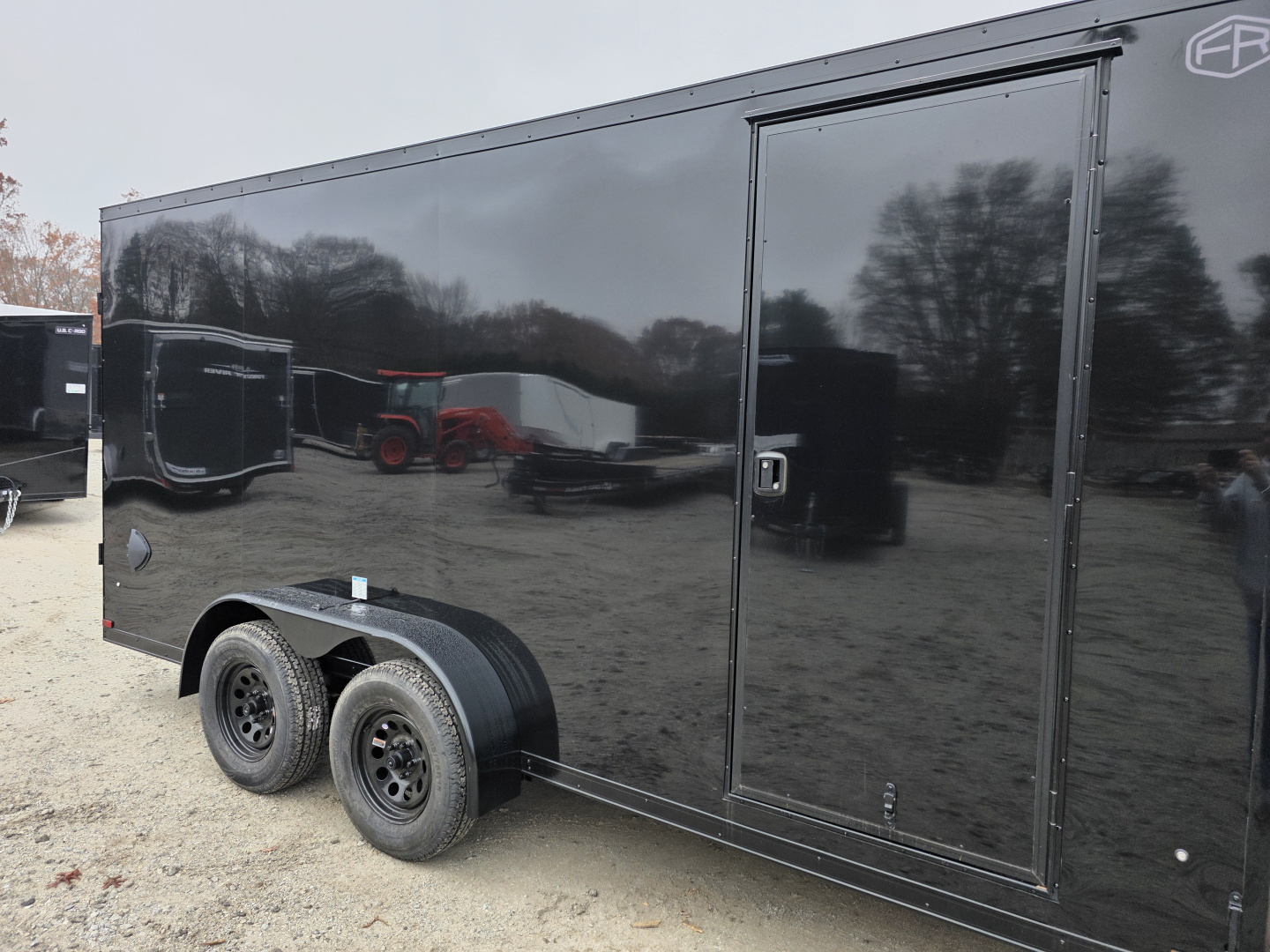 New 2026 US Cargo 7X16 TANDEM AXLE 6'6 TALL RAMP DOOR 080 POLYCORE SCREWLESS BLACKOUT Cargo / Enclosed Trailer