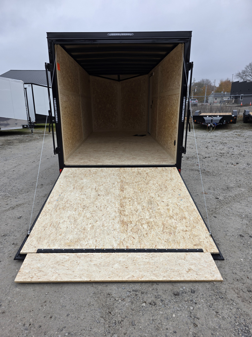 New 2026 US Cargo 7X16 TANDEM AXLE 6'6 TALL RAMP DOOR 080 POLYCORE SCREWLESS BLACKOUT Cargo / Enclosed Trailer