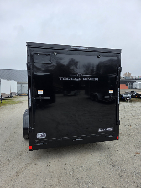 New 2026 US Cargo 7X16 TANDEM AXLE 6'6 TALL RAMP DOOR 080 POLYCORE SCREWLESS BLACKOUT Cargo / Enclosed Trailer
