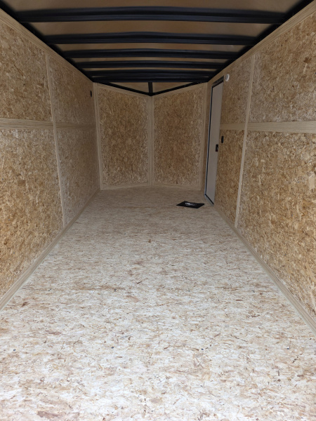 New 2026 US Cargo 7X16 TANDEM AXLE 6'6 TALL RAMP DOOR 080 POLYCORE SCREWLESS BLACKOUT Cargo / Enclosed Trailer