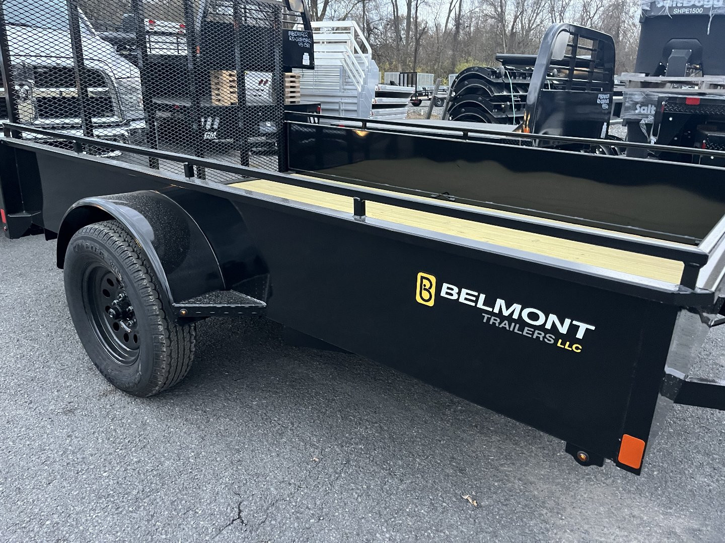 New 2026 Belmont - 6x10 Solid Side Utility - BLACK