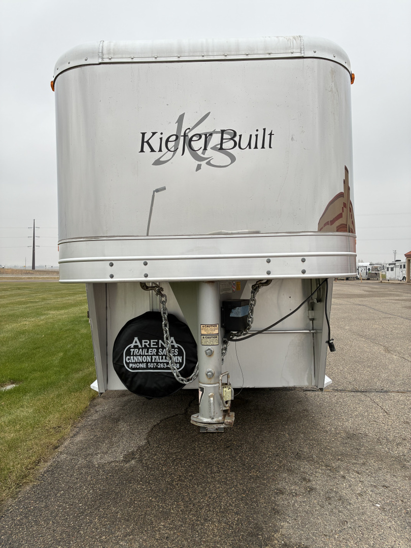 Used 2004 Kiefer 3 Horse Gooseneck Horse Trailer