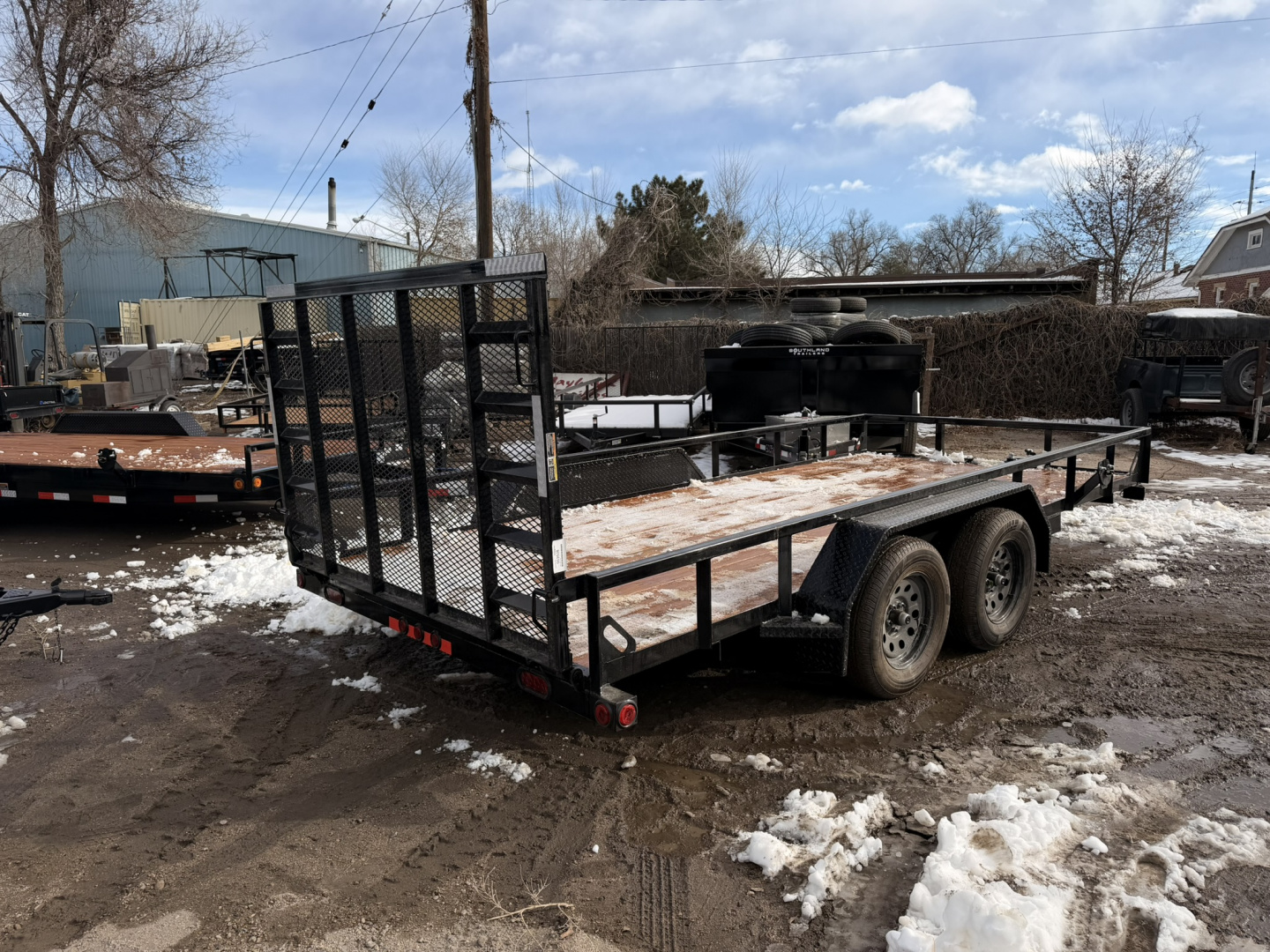 New 2026 Load Trail 7-16 Tandem Axle Ramp Gate Utility 7K GVWR