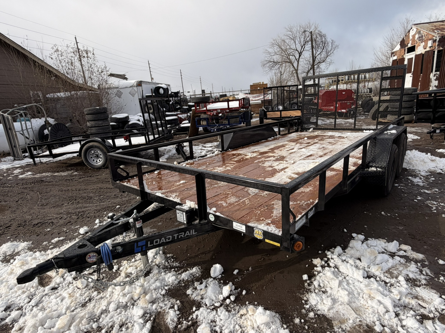 New 2026 Load Trail 7-16 Tandem Axle Ramp Gate Utility 7K GVWR