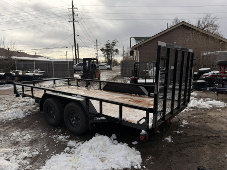 New 2026 Load Trail 7-16 Tandem Axle Ramp Gate Utility 7K GVWR