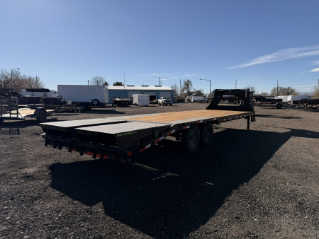 New 2026 Load Trail 8.5-28 Single Wheel Gooseneck Deckover Equipment Hauler 15.9K GVWR