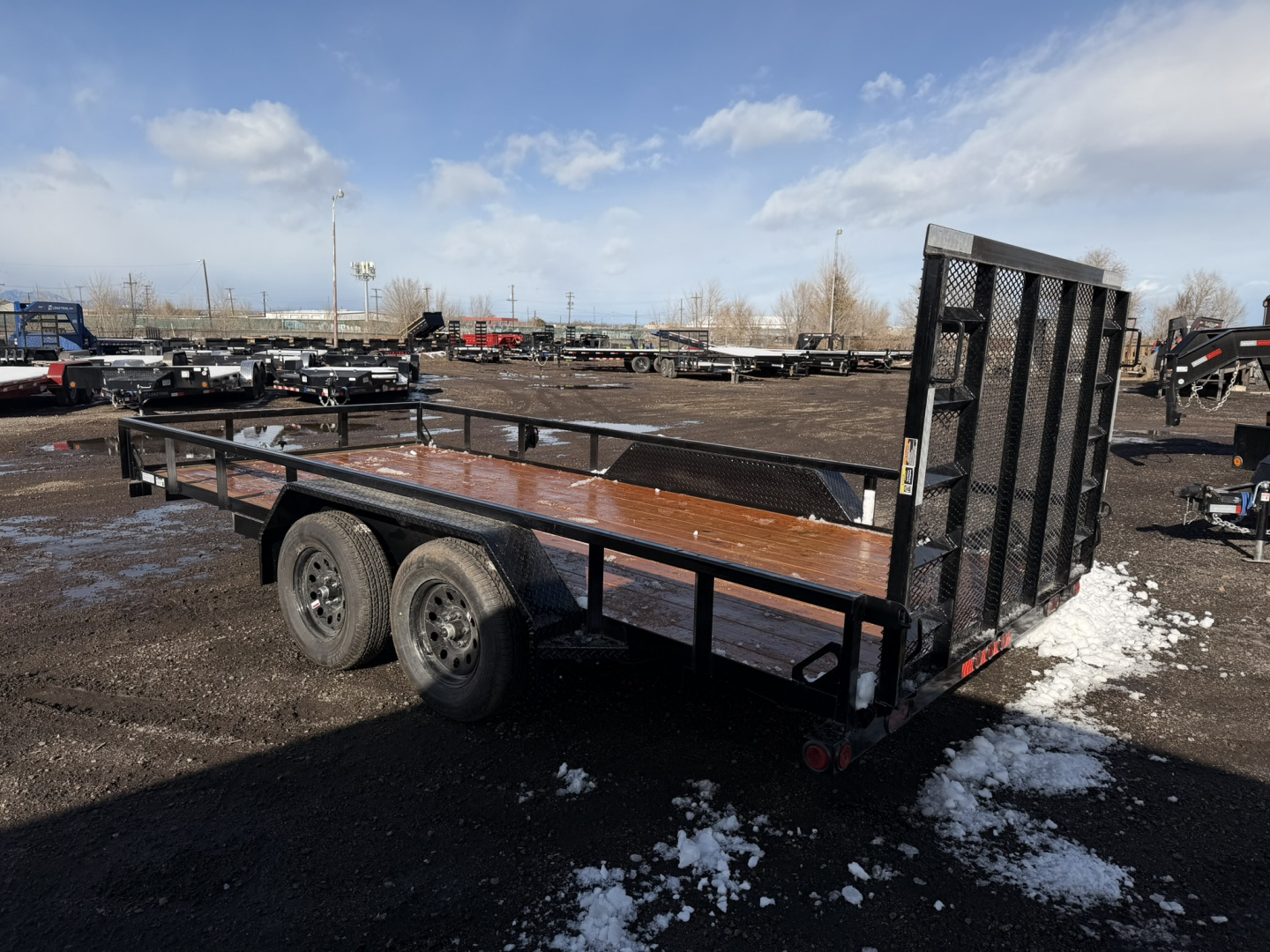 New 2026 Load Trail 7-16 Tandem Axle Ramp Gate Utility 7K GVWR