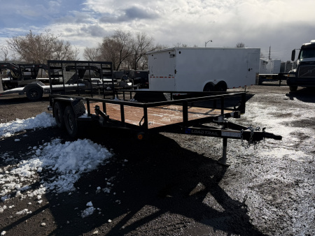 New 2025 Load Trail 7-16 Tandem Axle Ramp Gate Utility 7K GVWR