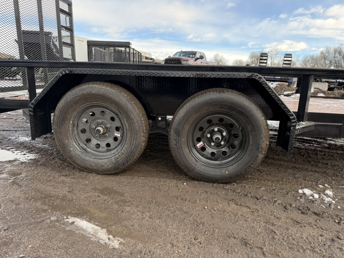 New 2026 Load Trail 7-14 Tandem Axle Ramp Gate Utility 7K GVWR