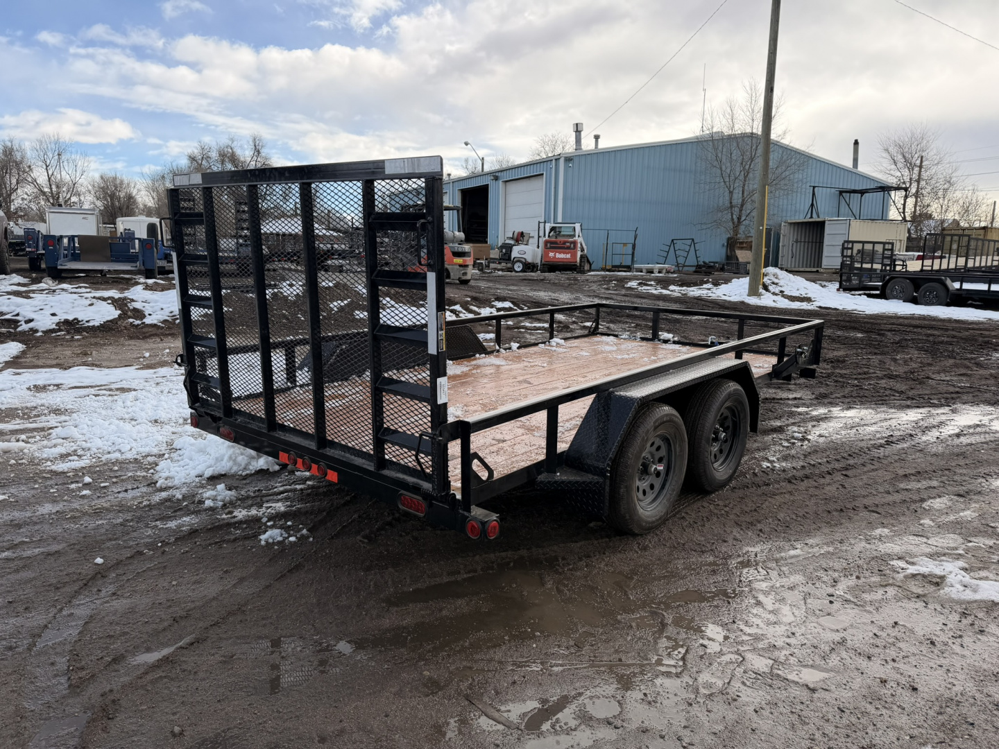 New 2026 Load Trail 7-14 Tandem Axle Ramp Gate Utility 7K GVWR