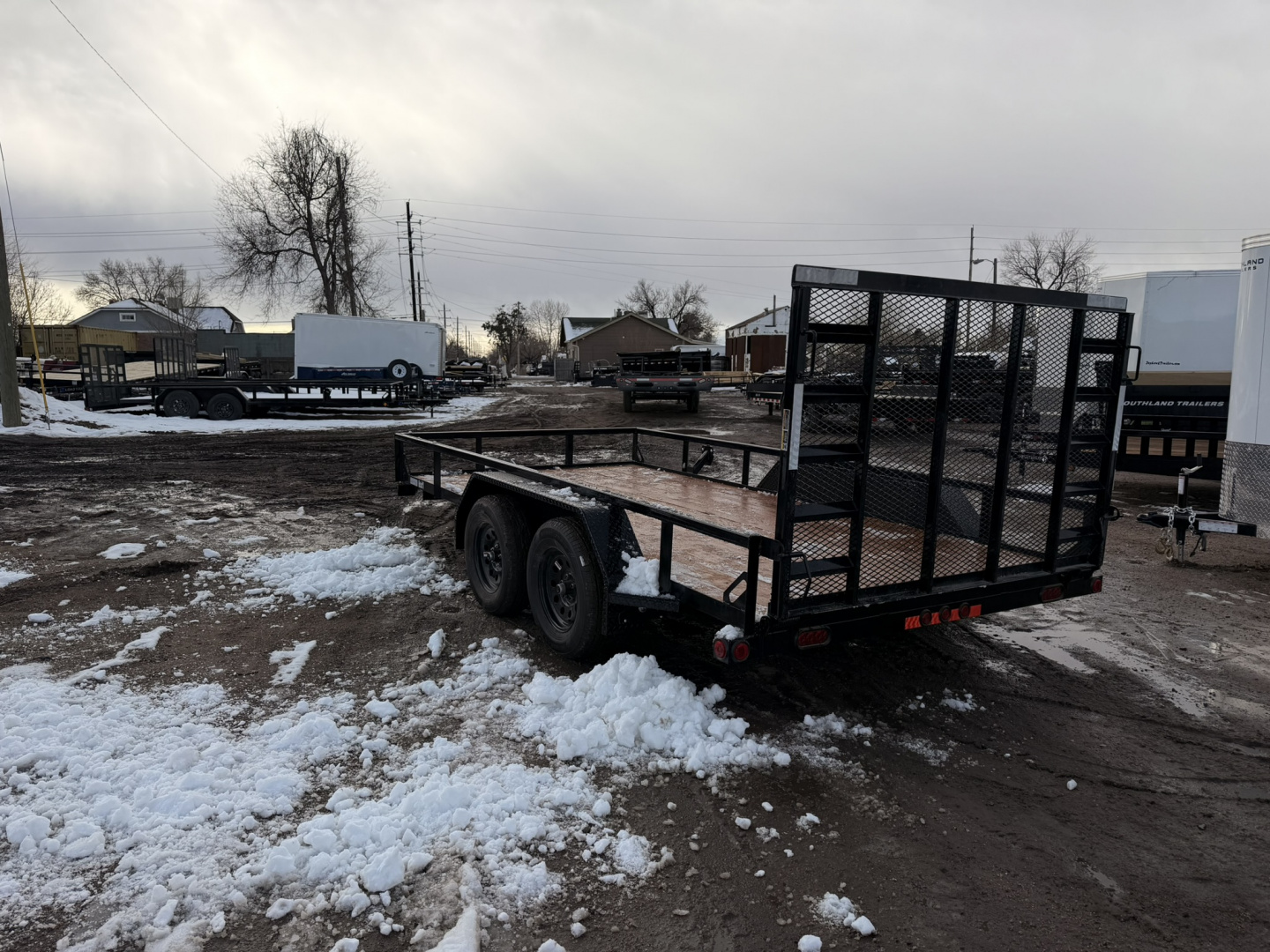 New 2026 Load Trail 7-14 Tandem Axle Ramp Gate Utility 7K GVWR