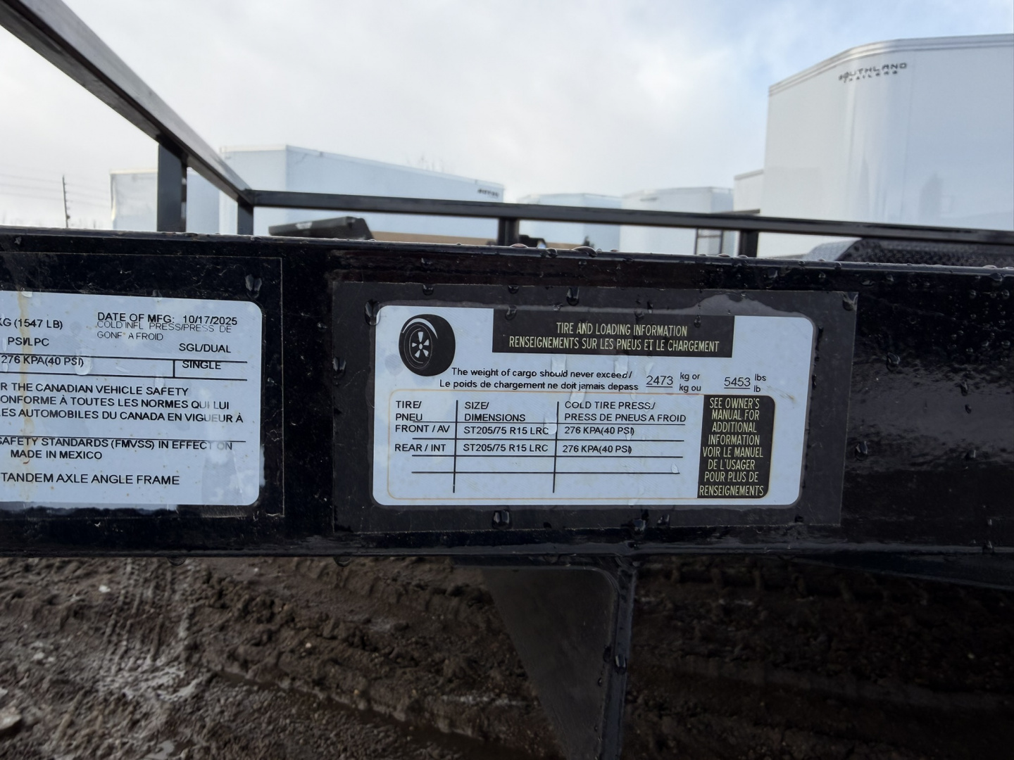 New 2026 Load Trail 7-14 Tandem Axle Ramp Gate Utility 7K GVWR