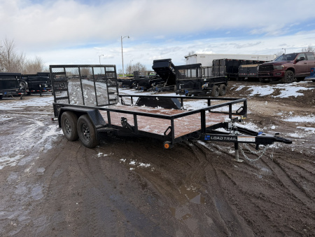 New 2026 Load Trail 7-14 Tandem Axle Ramp Gate Utiliy 7K GVWR