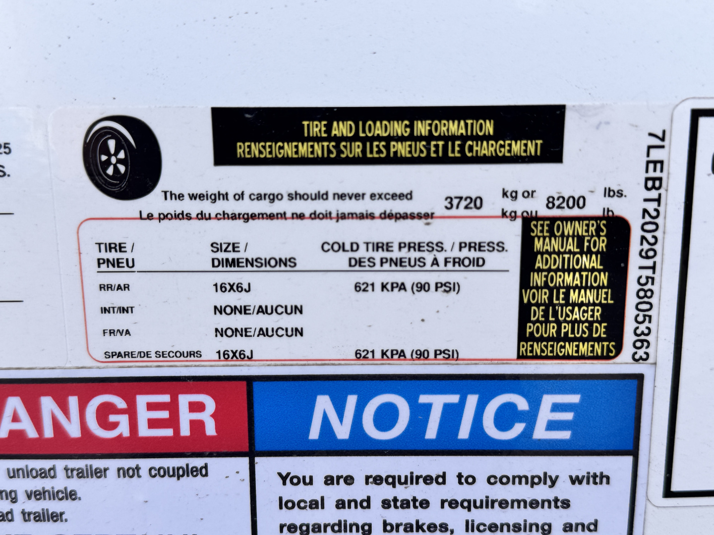 New 2026 X-On 8-20 Enclosed Cargo Trailer – Heavy Duty 14K GVWR