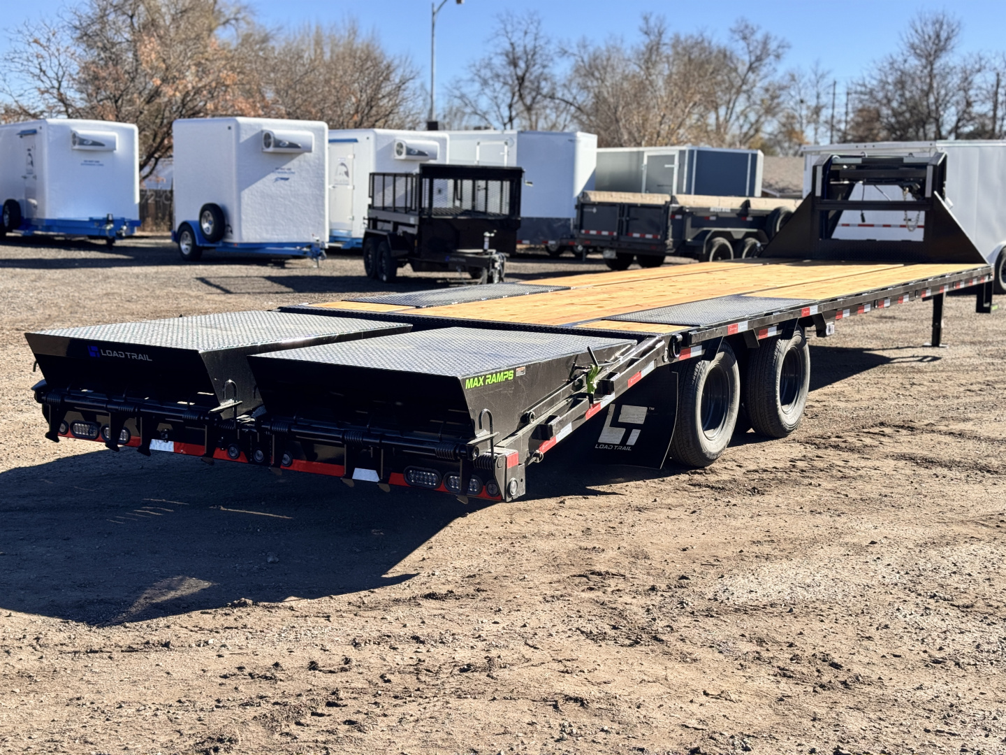 New 2026 Load Trail 8.5-32 Tandem Dual Gooseneck W/ MAX Ramps 24K GVWR