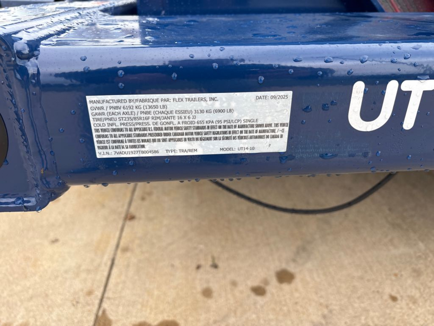 New 2026 Air Tow UT14-10 Specialty Trailer
