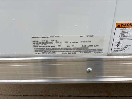 New 2026 United Trailers UJ-714TA35-8.5 Cargo / Enclosed Trailer