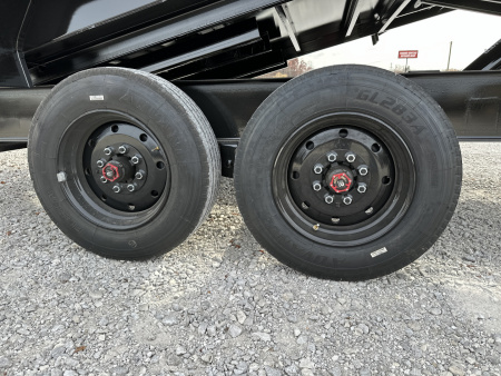 New Top Hat TH/ DX16- 83"X 16' (3FT SIDES) 17.5K Dump Trailer