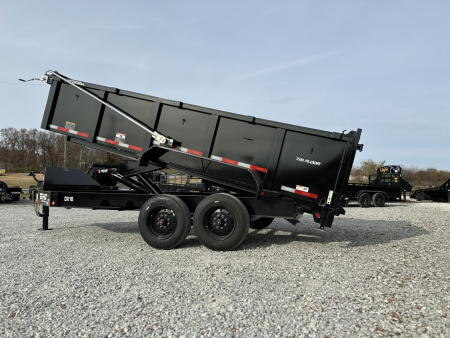 New Top Hat TH/ DX16- 83"X 16' (3FT SIDES) 17.5K Dump Trailer