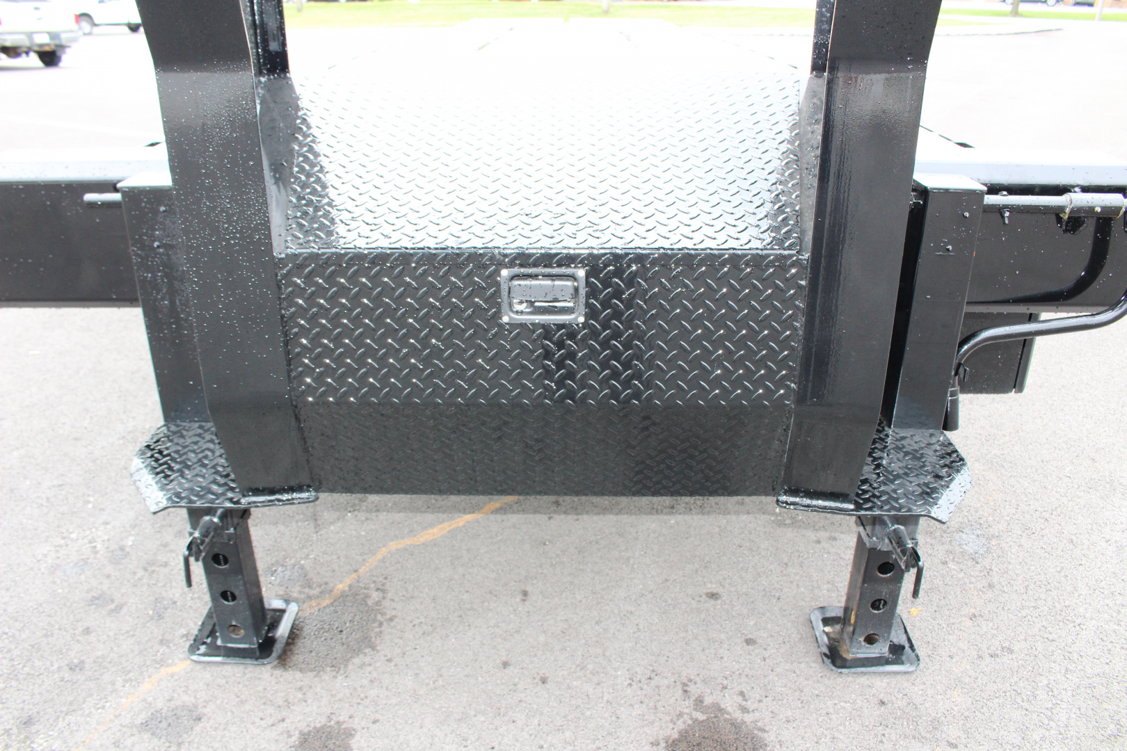 New 2025 Moritz FDGH DT 30' + 5' GOOSENECK Deckover Flatbed Trailer- Full Width Aluminum Ramps- 25900# GVW